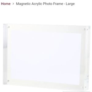 ❤️BUY 2 GET 1 FREE  Magnetic Acrylic Photo Frame - Large